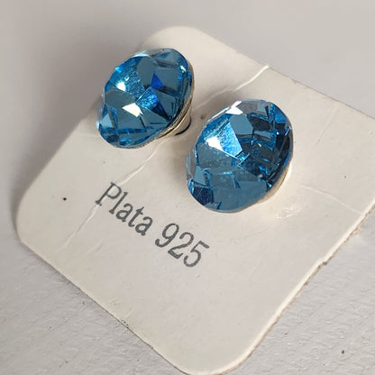 Aros Cristal Swarovski Elements Redondo 8mm Varios Colores No Cubic