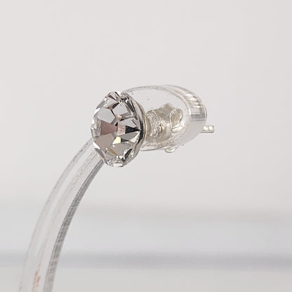 Aros Cristal Swarovski Elements Redondo 8mm Varios Colores No Cubic