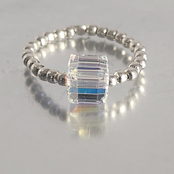 Anillos Cristal Premium Plata 925
