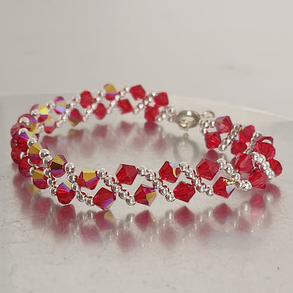 Pulsera MAR Cristal Swarovski Elements Plata 925 Varios Colores