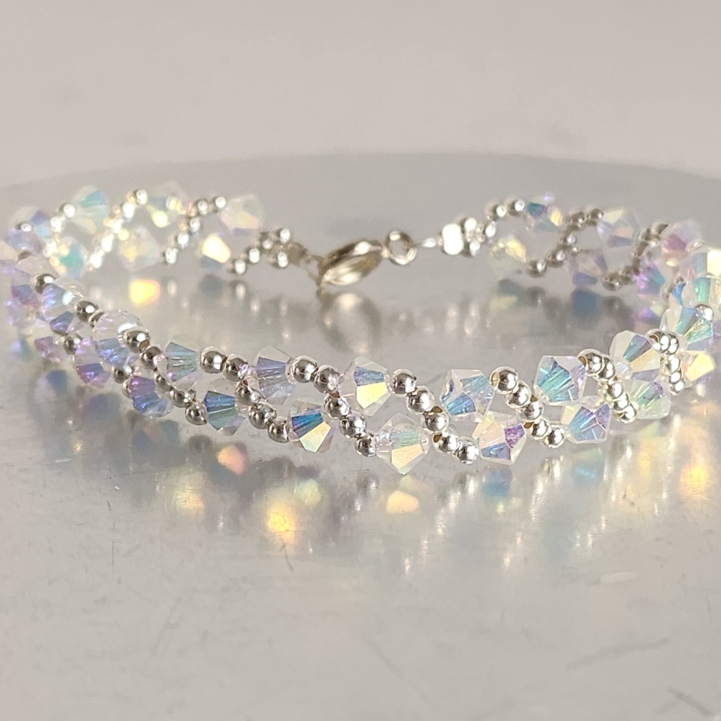 Pulsera MAR Cristal Swarovski Elements Plata 925 Varios Colores