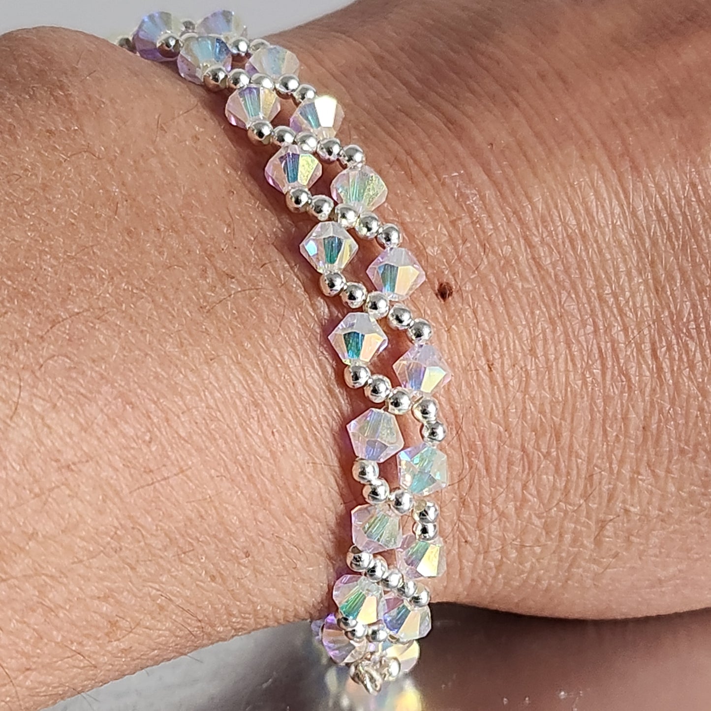 Pulsera MAR Cristal Swarovski Elements Plata 925 Varios Colores