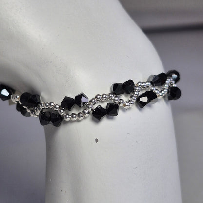 Pulsera ONDAS Cristal Swarovski Elements Plata 925 Colores