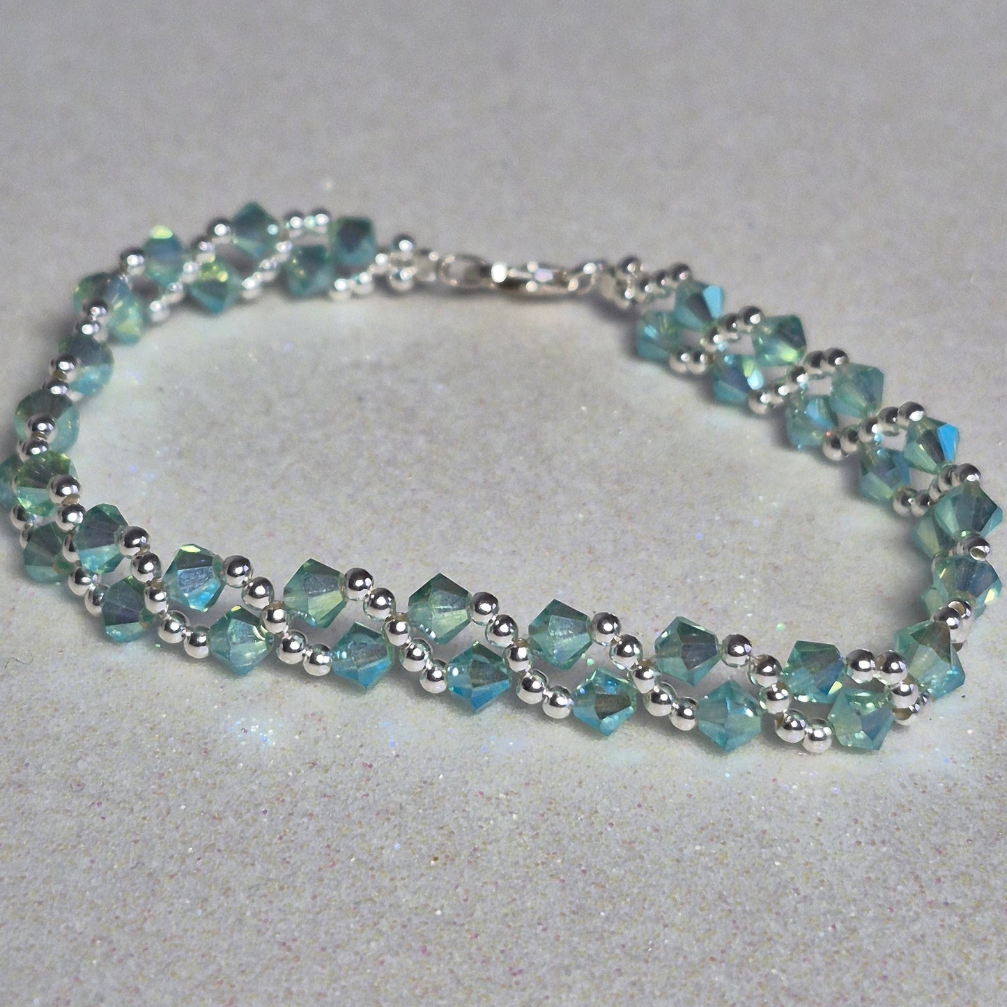 Pulsera MAR Cristal Swarovski Elements Plata 925 Varios Colores