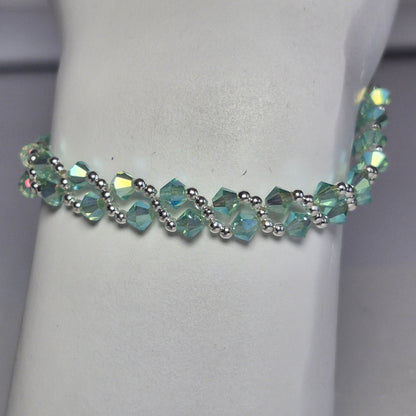 Pulsera MAR Cristal Swarovski Elements Plata 925 Varios Colores