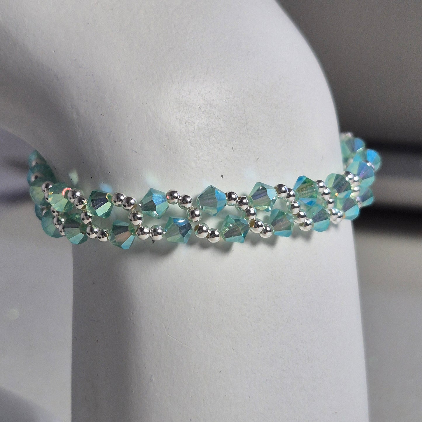 Pulsera MAR Cristal Swarovski Elements Plata 925 Varios Colores