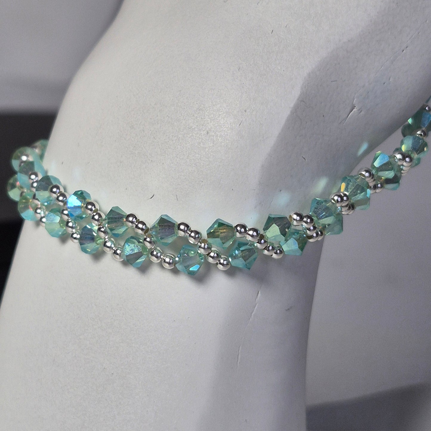 Pulsera MAR Cristal Swarovski Elements Plata 925 Varios Colores