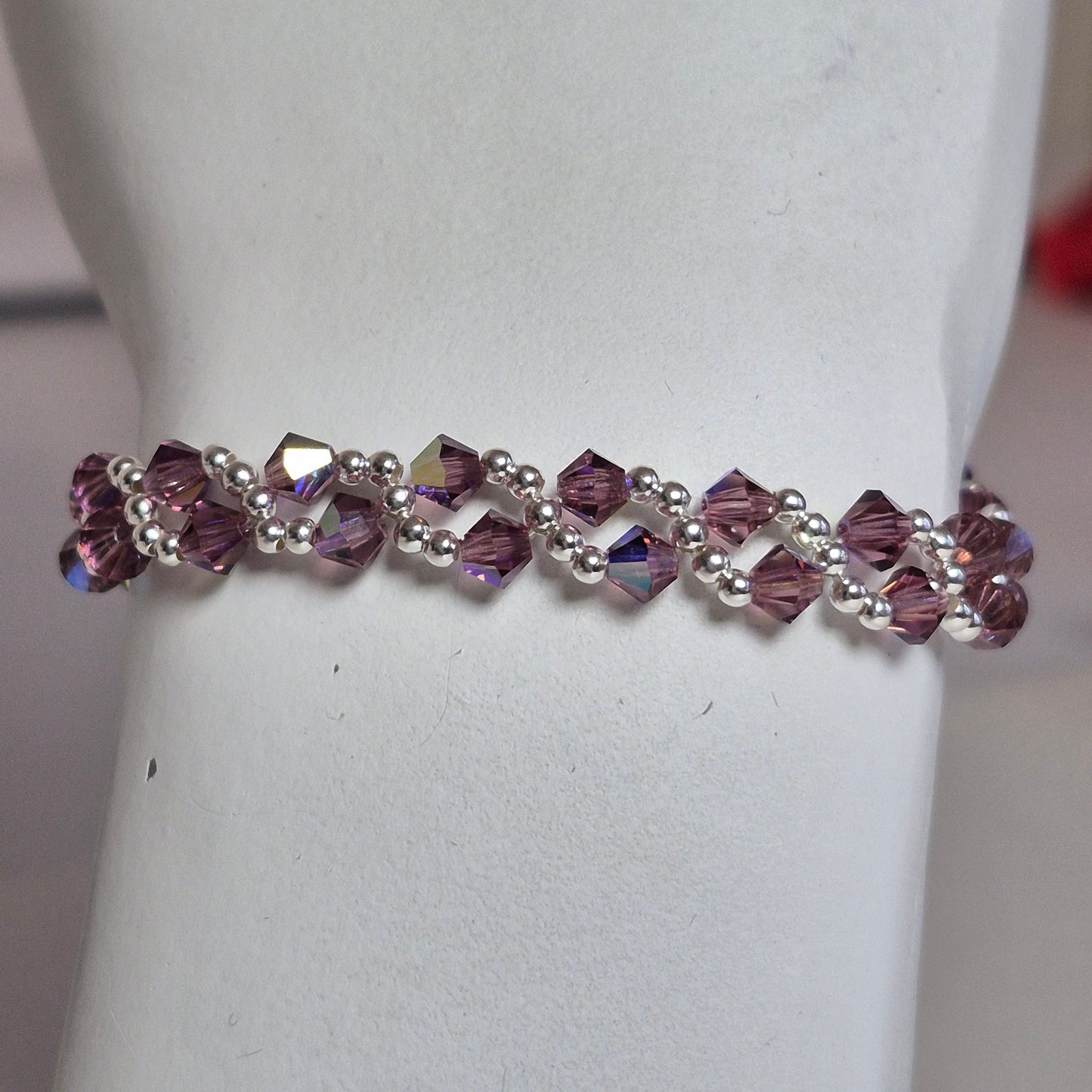 Pulsera MAR Cristal Swarovski Elements Plata 925 Varios Colores