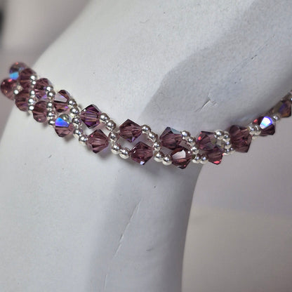 Pulsera MAR Cristal Swarovski Elements Plata 925 Varios Colores