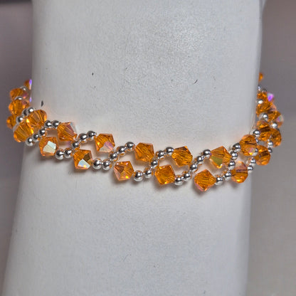 Pulsera MAR Cristal Swarovski Elements Plata 925 Varios Colores