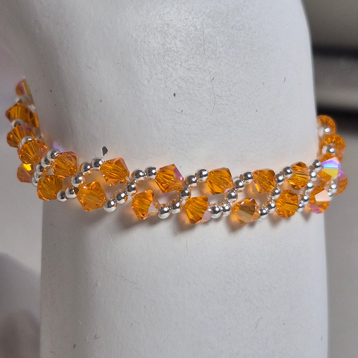 Pulsera MAR Cristal Swarovski Elements Plata 925 Varios Colores