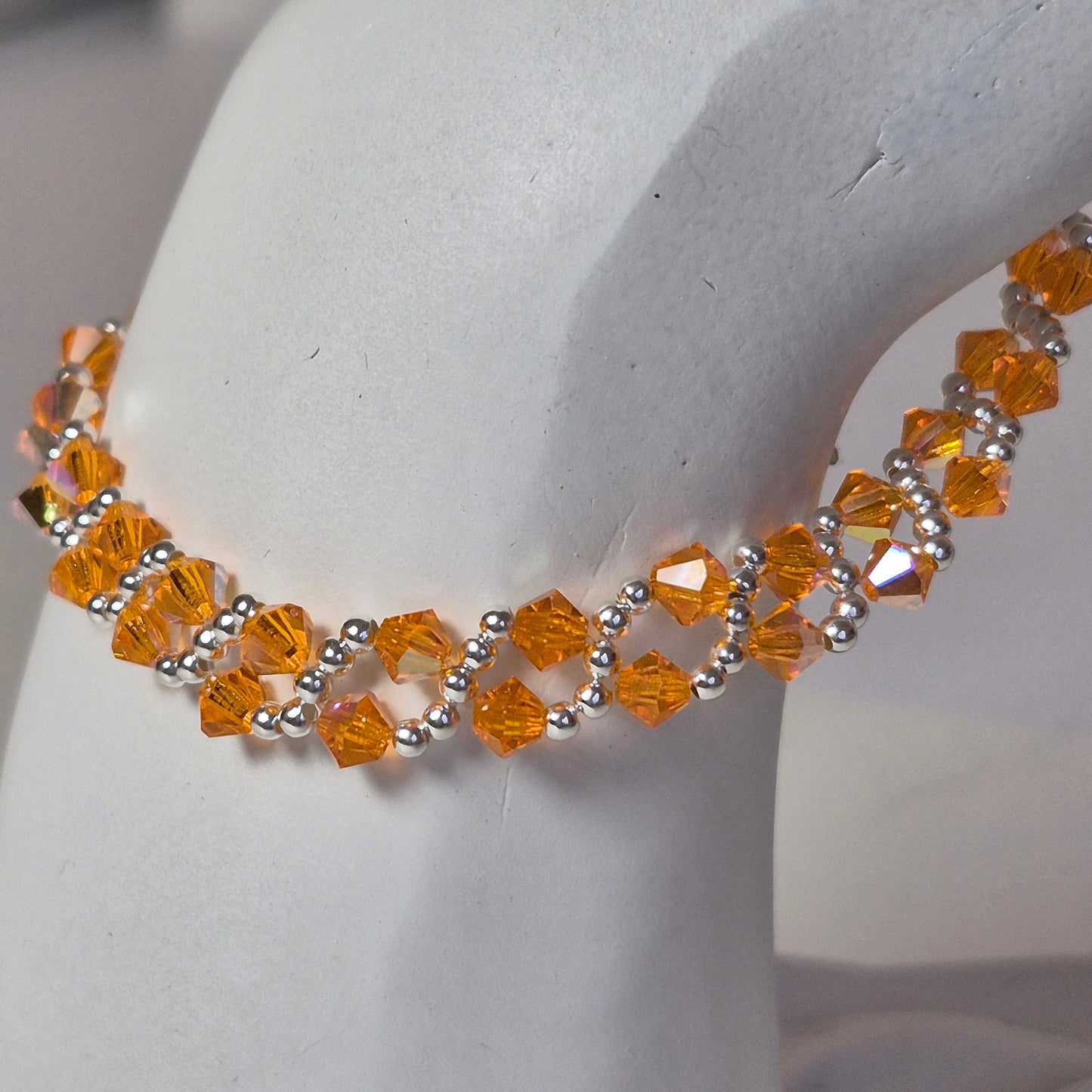 Pulsera MAR Cristal Swarovski Elements Plata 925 Varios Colores