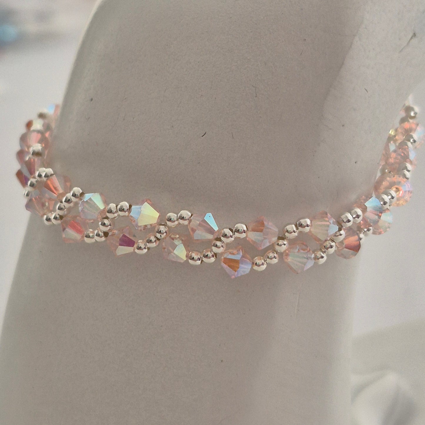 Pulsera MAR Cristal Swarovski Elements Plata 925 Varios Colores
