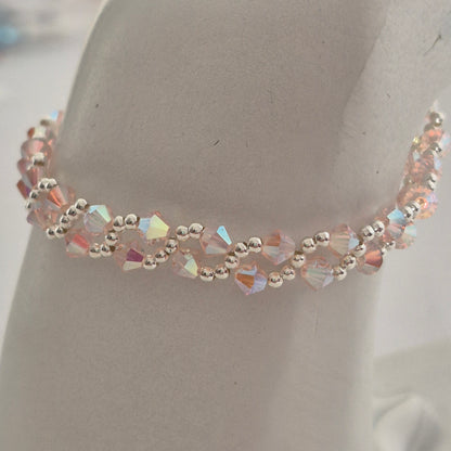 Pulsera MAR Cristal Swarovski Elements Plata 925 Varios Colores