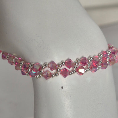 Pulsera MAR Cristal Swarovski Elements Plata 925 Varios Colores
