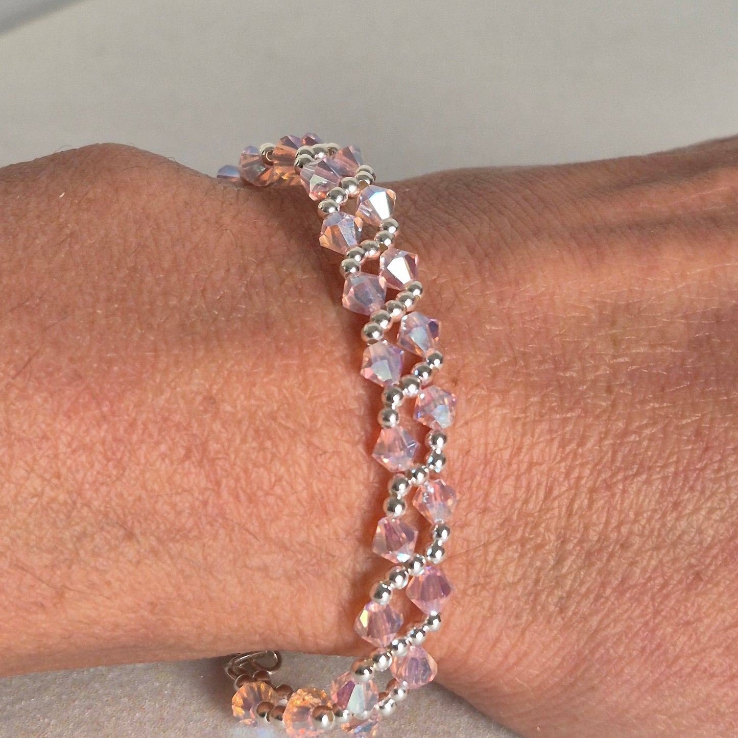 Pulsera MAR Cristal Swarovski Elements Plata 925 Varios Colores