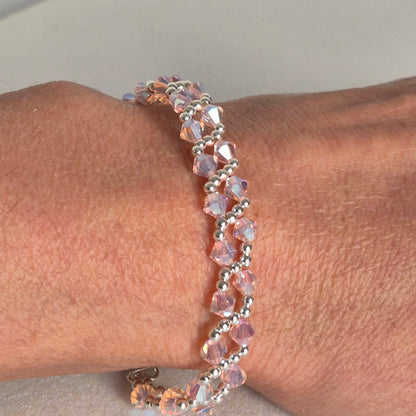 Pulsera MAR Cristal Swarovski Elements Plata 925 Varios Colores