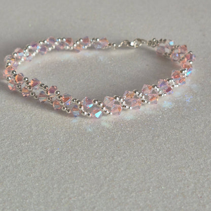 Pulsera MAR Cristal Swarovski Elements Plata 925 Varios Colores