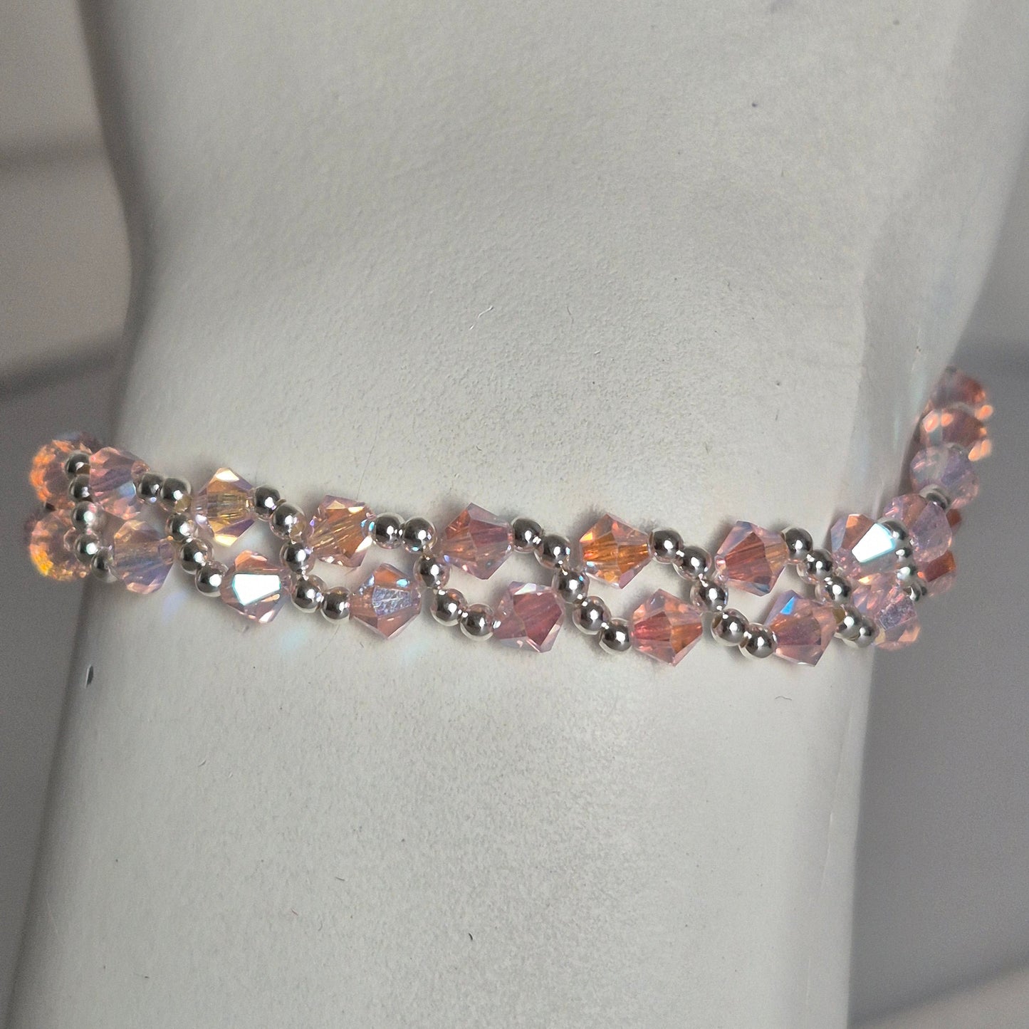 Pulsera MAR Cristal Swarovski Elements Plata 925 Varios Colores