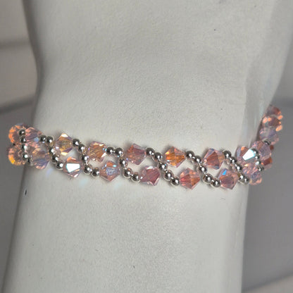 Pulsera MAR Cristal Swarovski Elements Plata 925 Varios Colores