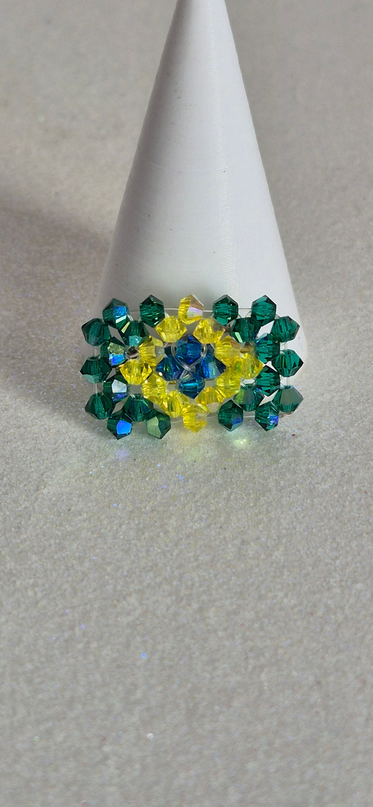 Pin Bandera Brasil Cristal Swarovski Elements 3mm