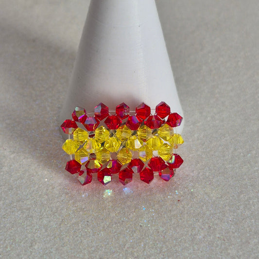 Pin Bandera España Cristal Swarovski Elements 3mm