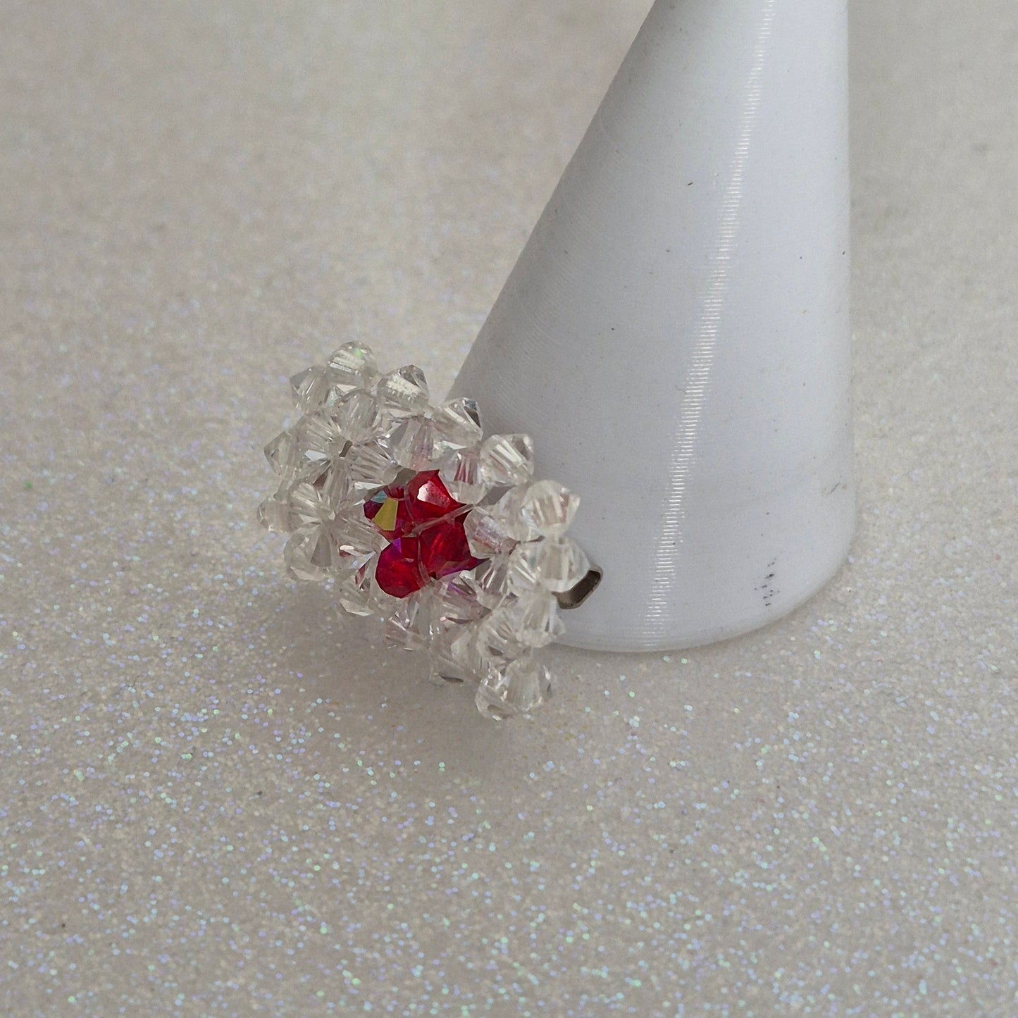 Pin Bandera Japon Cristal Swarovski Elements 3mm