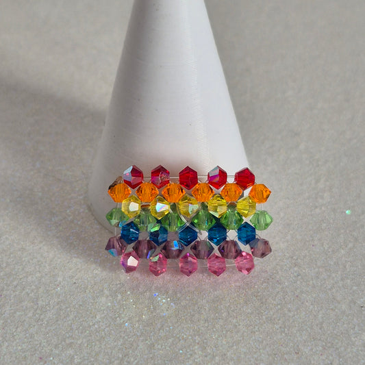 Pin Bandera LGTB+ Cristal Swarovski Elements 3mm