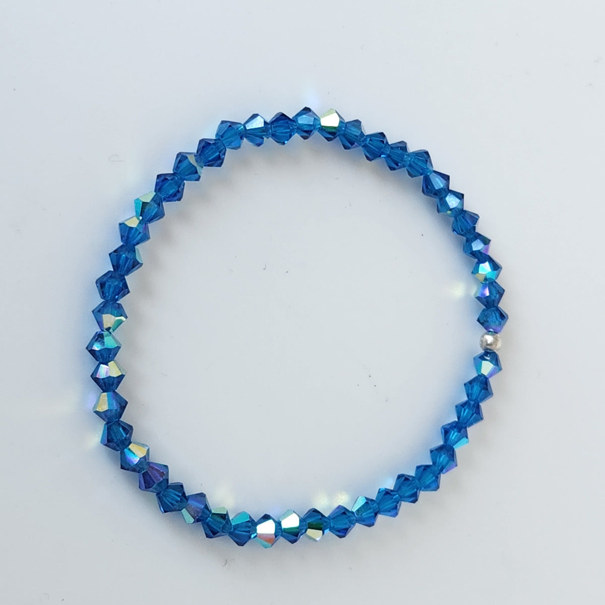 Pulsera Cristal Swarovski Elastizada Pedí Tu Color