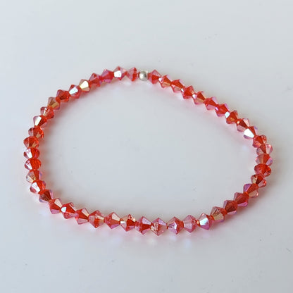 Pulsera Cristal Swarovski Elastizada Pedí Tu Color