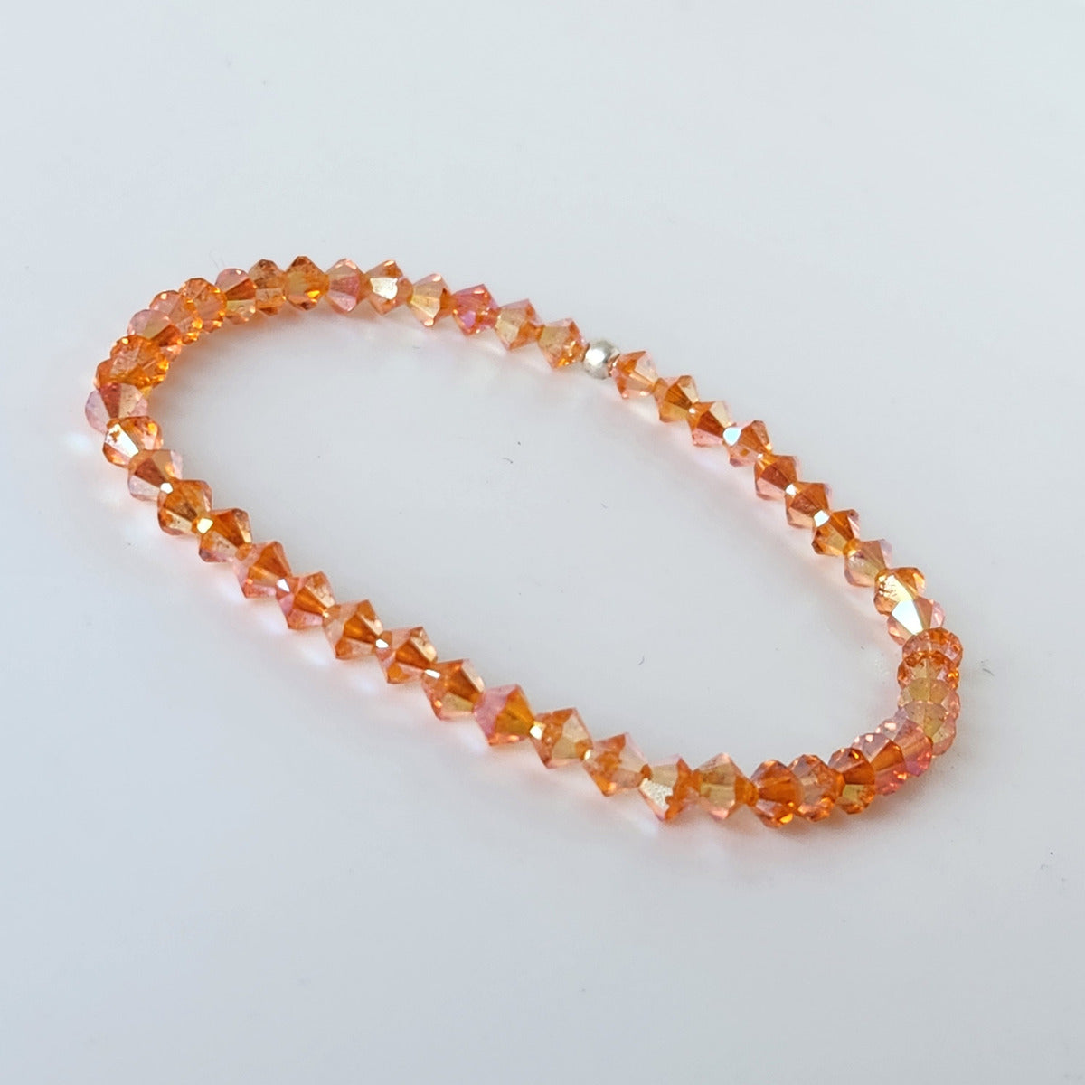 Pulsera Cristal Swarovski Elastizada Pedí Tu Color