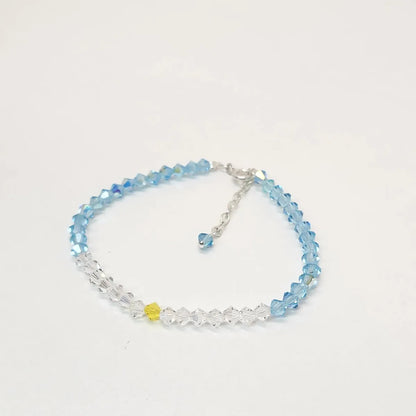 Pulsera ALMA Cristal Swarovski 4mm ARGENTINA Plata 925