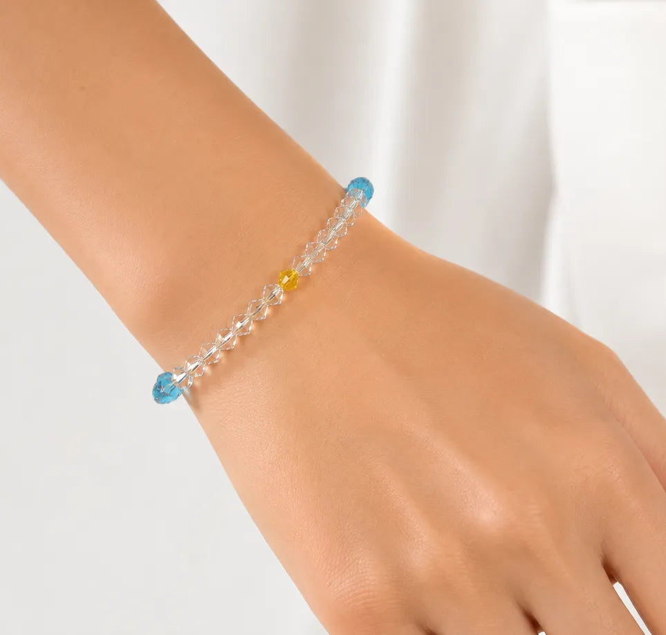 Pulsera ALMA Cristal Swarovski 4mm ARGENTINA Plata 925