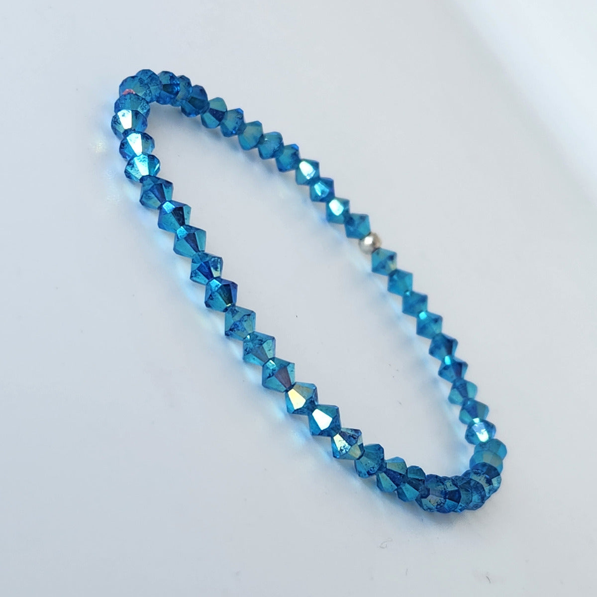 Pulsera Cristal Swarovski Elastizada Pedí Tu Color