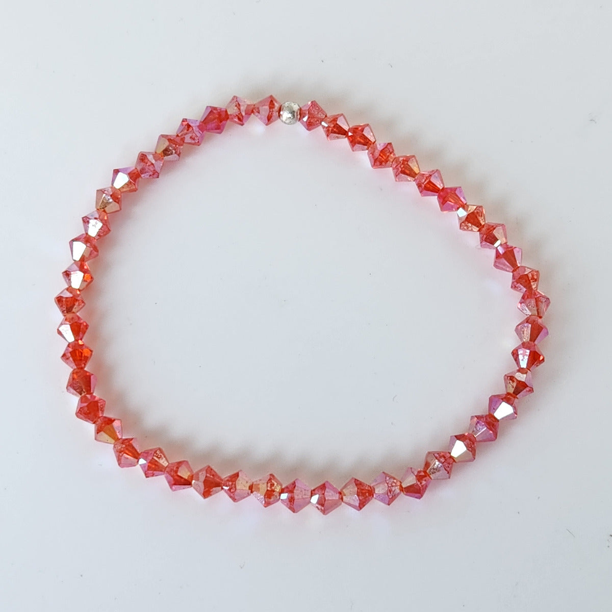 Pulsera Cristal Swarovski Elastizada Pedí Tu Color