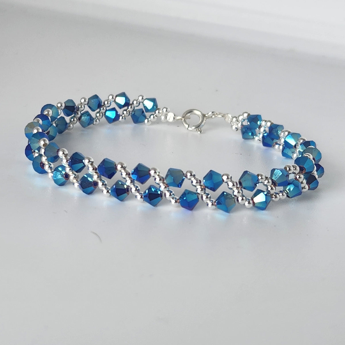 Pulsera MAR Cristal Swarovski Elements Plata 925 Varios Colores