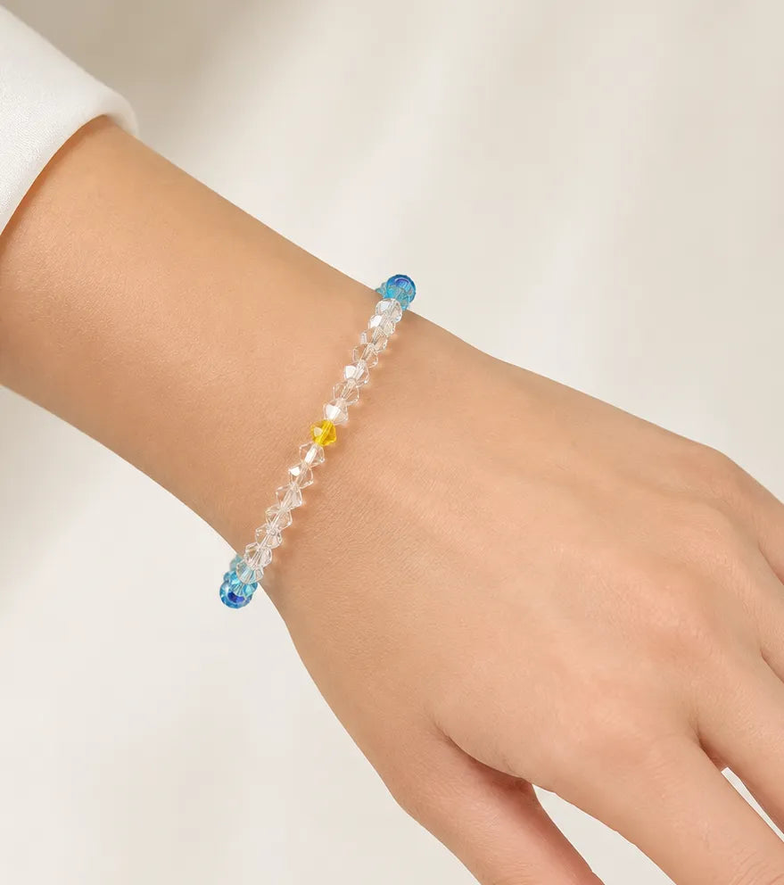 Pulsera ALMA Cristal Swarovski 4mm ARGENTINA Plata 925