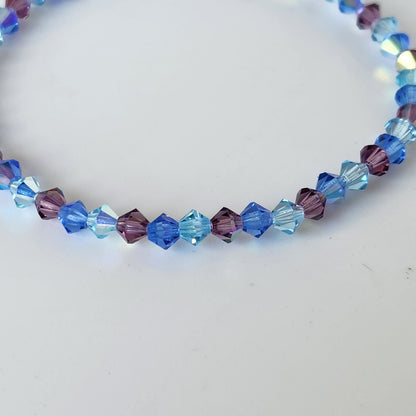 Pulsera Cristal Swarovski Elastizada Pedí Tu Color