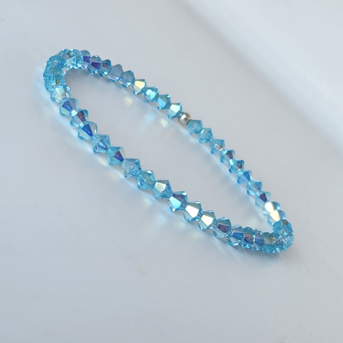 Pulsera Cristal Swarovski Elastizada Pedí Tu Color