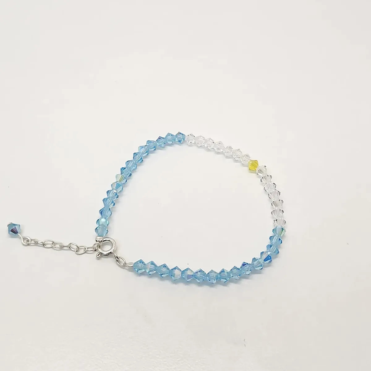 Pulsera ALMA Cristal Swarovski 4mm ARGENTINA Plata 925