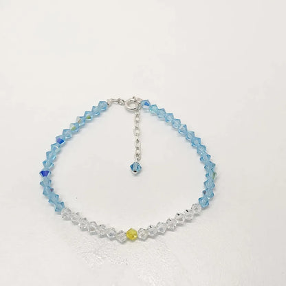 Pulsera ALMA Cristal Swarovski 4mm ARGENTINA Plata 925